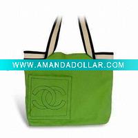 Green Natural Cotton Bag