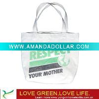Wholesale supply organic cotton green bag(YXSPB-1366)