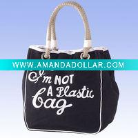 Wholesale fashion cotton canvas travel bag