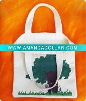Wholesale New style canvas shopping bag DZFB-0001