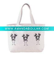 zipper Canvas bag