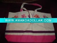 natural canvas shopping bag