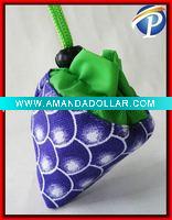 Folding Grape Shopping Bag Purple