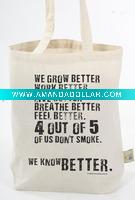 Wholesale Promotional printed cotton tote bag
