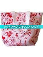 Wholesale 2011 the fashion canvas shopping bag