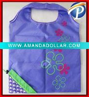 Grape shopping bag with canvas pouch