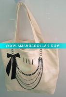 Wholesale Hot sale!!! 2011 new design nature canvas shopping bag(CS-010)