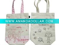 High canvas shopping bags