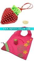 Wholesale STRAWBERRY FOLDABLE SHOPPING BAG