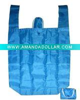 Foldable color Polyester (Nylon) shopping bag