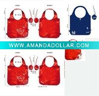 Wholesale cute ball nylon folding bag