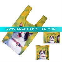 Sublimated Polyester foldable carrier bag