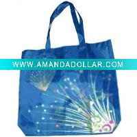 Wholesale fashion nylon foldable shopping bag