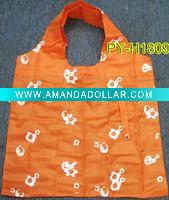 Reusable folding shopping bag