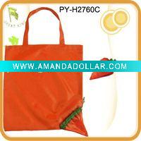 Promotional carrot folding shopping bag