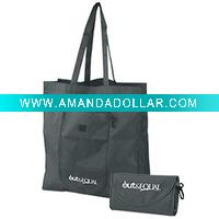 210T Nylon shopping bag,folded bag,foldaway shopping bag,