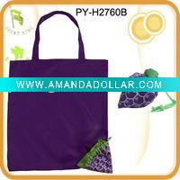 Wholesale folding grape shopping bag