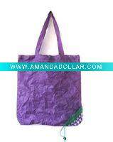 Wholesale Grape folding shopping bag