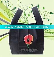 Wholesale black nylon T-shirt bag