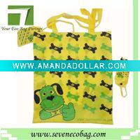 Wholesale Polyester or nylon folding bag with pouch