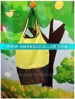 Wholesale bicolor drawstring shopping bags