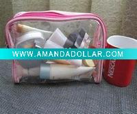 transparent cosmetic bag