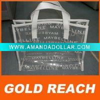Wholesale pvc shopping bag for handle
