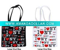 Wholesale city souvenir vinyl tote bag