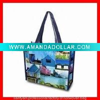 Wholesale beautiful opp film nonwoven shopping promotional bag