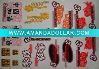 Wholesale lovely cartoon decoration laser stickers-RA313