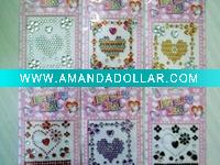 Wholesale Mobile phone Glitter Sticker-RA321