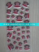 lovely cat puffy sticker