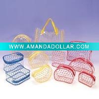 PVC Cosmetic Bag (vinyl zipper pouch)