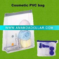 Wholesale 2010 high quality transparent Cosmetic PVC bag