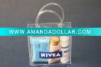 Wholesale transparent plastic pvc cosmetic bag