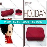 Red Canva Cosmetic Bag,Promotion Bag