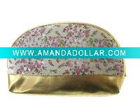 Wholesale fabric /textile fashion cosmetic bag in 2011