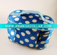 Wholesale satin fashion cosmetic bag