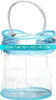 Wholesale cylindrical cosmetic bag