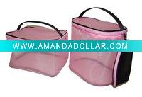 Wholesale Fashion Nylon mesh cosmetic bags Ladies bags