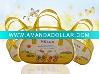 Wholesale handbag cosmetic make up nice beautiful pvc bag