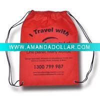 Wholesale non woven drawstring shopping bag