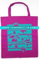gift 100% cotton material dyed color logo printing bag