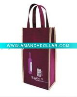 Wholesale Single non woven bottle wine bag