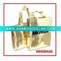 Gold Foil PP Non Woven Bag
