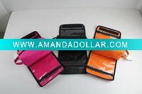 Wholesale 600D/PVC colourful promotional cosmetic bag