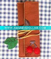 Wholesale DIY product felt makeup bag cosmetic bag
