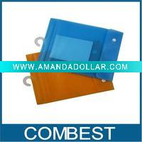 Wholesale Colorful EVA button bag with hook for cosmetic