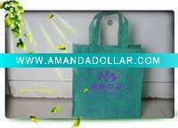 Wholesale non woven fashion shoe bag with handle