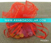 Wholesale Round Organza gift Bag,25mm